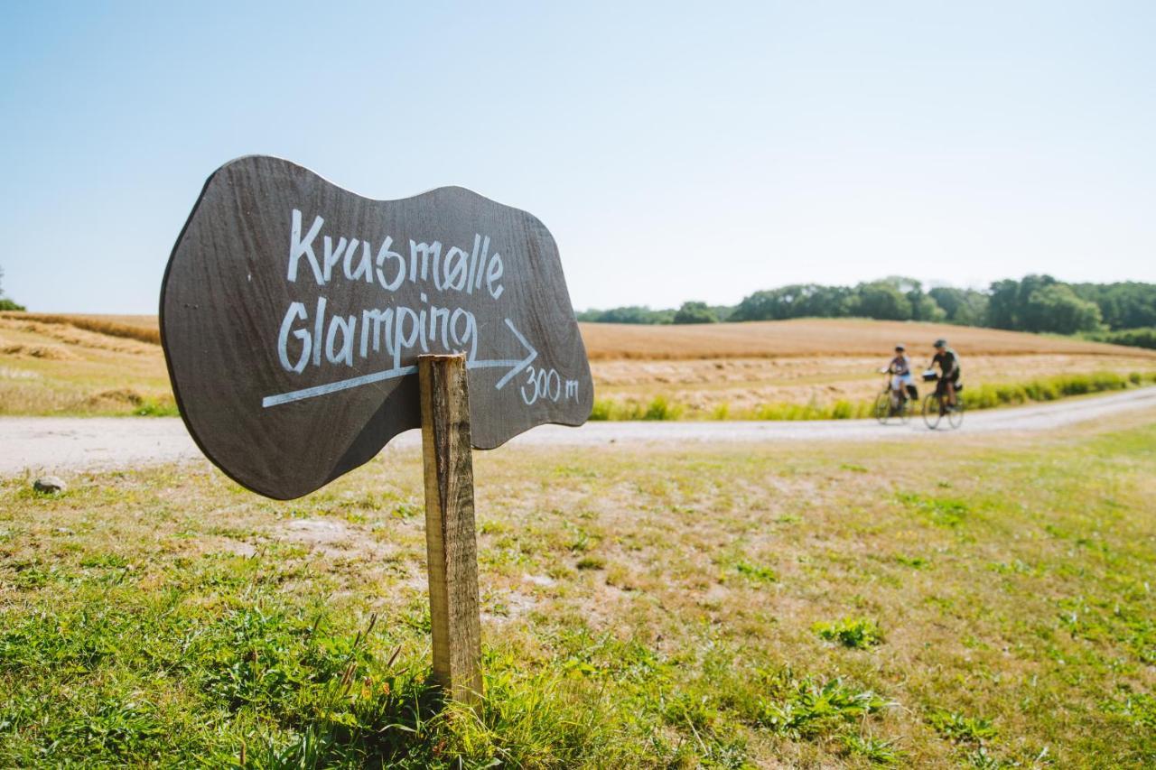 ホテル Krusmolle Glamping オーベンロー エクステリア 写真
