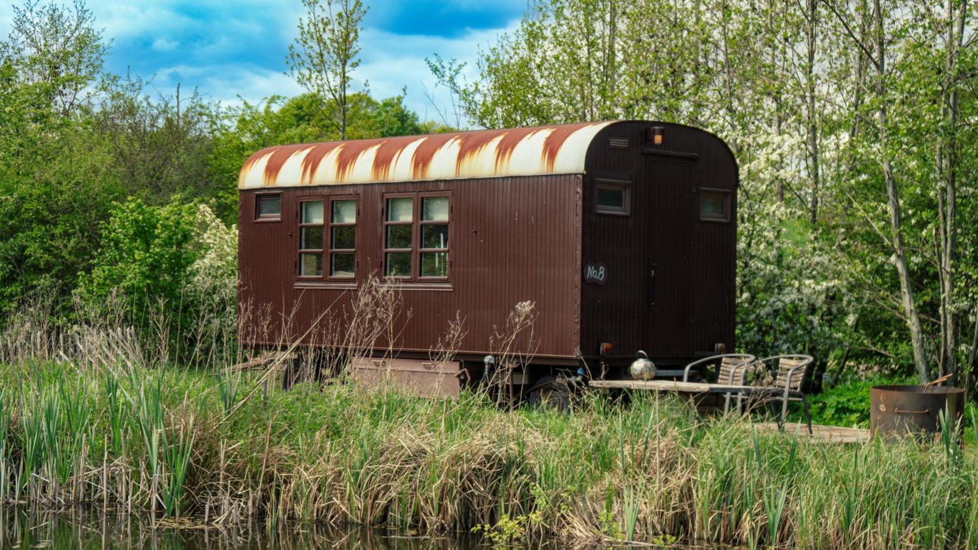 ホテル Krusmolle Glamping オーベンロー エクステリア 写真